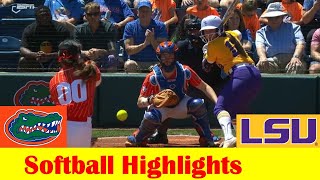 7 LSU vs 10 Florida Softball Game 2 Highlights April 7 2024 [upl. by Nesyla]