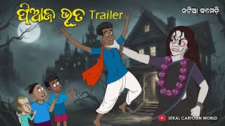 Natia Comedy  Piaja Bhuta  Trailer  Odia Horror comedy  Odia cartoon [upl. by Devonna]