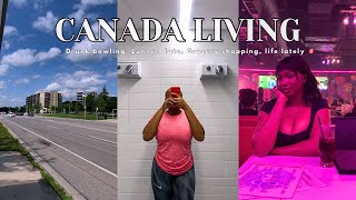 CANADA LIVING 12 Summer Season Drunk Bowling Lunner Date New Grocery Stores Life lately [upl. by Lalaj]