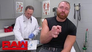 Dean Ambrose gets a series of inoculations Raw Nov 26 2018 [upl. by Anawik425]