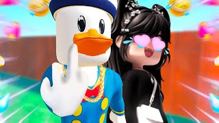 My Donald Duck Voice Made Her Cry Roblox [upl. by Nilhtac320]