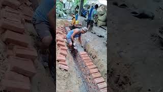 brick wall work construction▶️ [upl. by Neemsay]