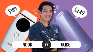 Athome Laser Hair Removal Showdown Ulike vs Nood [upl. by Brnaby]