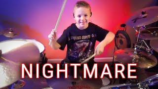 Nightmare  A7X  6 yr Old Drummer [upl. by Mimi105]