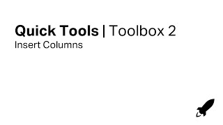 Accelerate Excel  Quick Tools  Toolbox 2  Insert Columns [upl. by Enyar625]