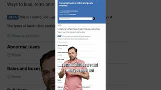 The methods of loading different types of load on an HGV [upl. by Ares]