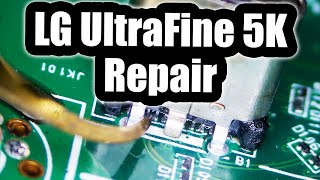 1300 LG Ultrafine 5k Monitor Repair  Common Thunderbolt issue [upl. by Drofxer]