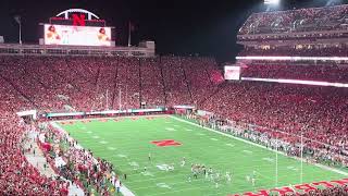 Dante Dowdell Long Run Nebraska Husker Football 91424 vs Northern Iowa [upl. by Erdnad]