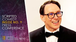 Scripted Comedy Winner Inside No 9s Press Conference Interview  BAFTA TV Awards 2021 [upl. by Yrokcaz]