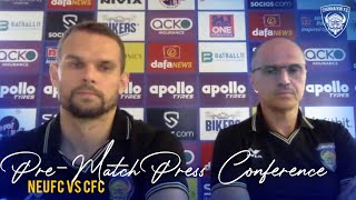 Chennaiyin FC  Season 8  PreMatch Press Conference  NEUFC vs CFC [upl. by Akihsar]