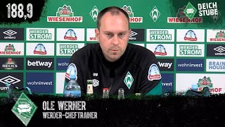 Vor Werder Bremen gegen Erzgebirge Aue Die Highlights der Pressekonferenz in 1899 Sekunden [upl. by Nadirehs]