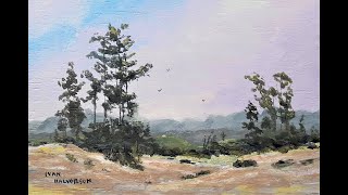 EASY ACRYLIC LANDSCAPE PAINTING [upl. by Adnarahs]