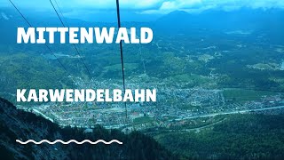 Karwendelbahn Mittenwald Ride from bottom to top [upl. by Getter]