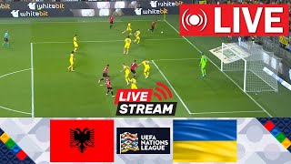 🔴LIVE Albania vs Ukraine  UEFA Nations League 202425  Match Live Today [upl. by Colpin]