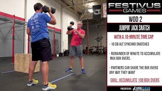 Festivus Games October 2021 PAIRs WOD Standards [upl. by Ennasor]