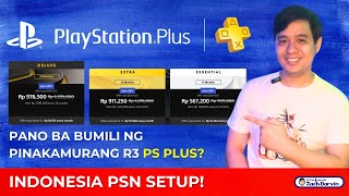 How to Buy Cheapest PS Plus Deluxe in Indonesia PSN Tagalog PS5 Tutorial Playstation [upl. by Nnyleuqaj689]