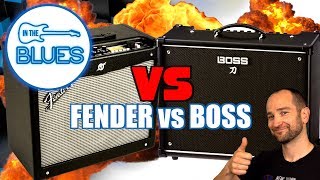 Fender Mustang 3 V2 Amplifier vs BOSS Katana 100 Amplifier Clean [upl. by Zurkow]