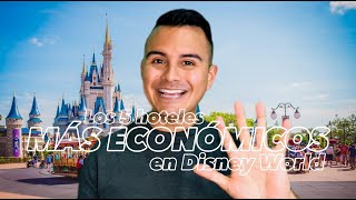 Los 5 hoteles MÁS BARATOS para hospedarse en DISNEY WORLD [upl. by Yeffej]