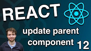 Update Parent Component State in Child Component  React Tutorial 12 [upl. by Eanahc124]