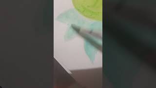 Ganesh ji drawing with watercolor cakes viralvideo drawing [upl. by Bernadina20]