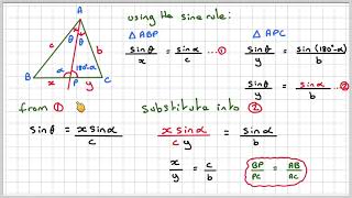 Finding the equation of the incircle [upl. by Ylelhsa]