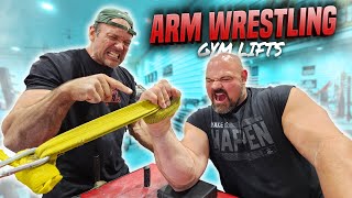 DEVON LARRATT TEACHES ME ARM WRESTLING GYM LIFTS  RAW TRAINING VIDEO [upl. by Are]