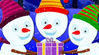 Five Little Snowmen  Nursery Rhymes [upl. by Eyatnod]