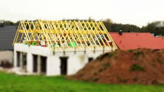 Timelaps Zimmerleute im Baugebiet am Hüvel [upl. by Alvira]