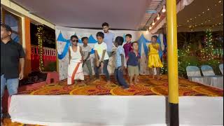 Lungi dance by lovely kids of Adigone along with Shrivar in the pre wedding occasion of drShivali [upl. by Merriam]