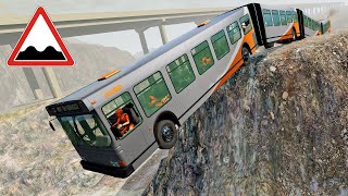 Cars vs Cliff Roads x Stairs Stress Testin amp Racing amp Crashing Cars 2 ➤ BeamNG Drive 🚗 [upl. by Ylrebmek366]