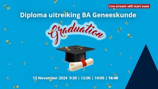 Diploma uitreiking Bachelor Geneeskunde  session 3 [upl. by Dailey]