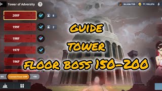 Guide Tower Floor Boss 150  200  Black Clover Mobile [upl. by Akkim280]