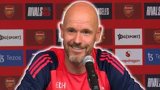 I want the squad AS STRONG AS POSSIBLE 💪 Erik ten Hag ⚽ Arsenal v Man Utd ✈️ USA Tour [upl. by Linus]