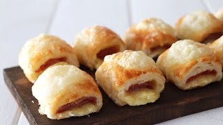 Mini napolitanas jamón y queso  Episodio 75 [upl. by Esaele479]