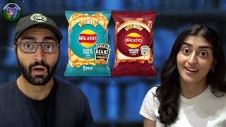 Heinz Baked Beans Lays Crisps Taste Test [upl. by Reppep]