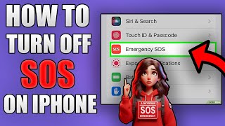 How to Turn Off SOS on iPhone 2024 [upl. by Agiaf250]