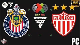 GUADALAJARA VS NECAXA  LIGA MX FC 24 [upl. by Iztim]