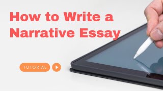 How to Write a Narrative Essay Easiest Way [upl. by Aihsei]