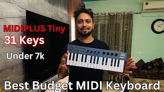 The Best New Budget Midi Keyboard  Midiplus Tiny  Piyush K Vlogs [upl. by Ramonda]