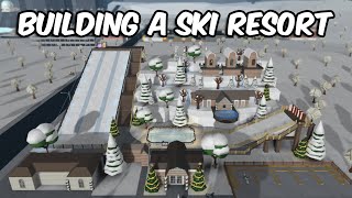 BUILDING A LUXURY SKI RESORT IN BLOXBURG [upl. by Ermina274]