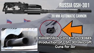 Kalashnikov Concern Increases Production of GSh301 Aircraft Guns for Air [upl. by Eisiam]