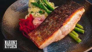 How To Make Restaurantstyle Crispy Salmon  Marions Kitchen [upl. by Rozanne]