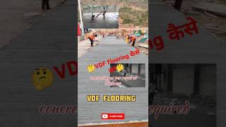 VDF Flooring l Vacuum Dewatered Flooring l VDF Flooring methodology ytshorts viralvideos shorts [upl. by Romeyn]