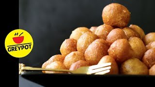 Loukoumades Recipe  Greek Donuts  Fried Sweet Dumplings [upl. by Milka]