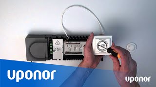 Installationsvideo Uponor Smatrix Base termostat T144 Bus [upl. by Ianthe]