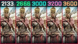 2133Mhz vs 2666Mhz vs 3000Mhz vs 3200Mhz vs 3600Mhz Gaming  AMD Ryzen [upl. by Aerdnek649]