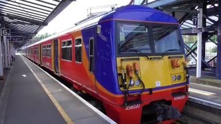 Southwest Trains Class 456 Departing Guildford 06516 [upl. by Nairot]