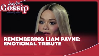 Emotional Tribute Rita Ora Remembers Liam Payne at MTV Europe Music Awards [upl. by Johnsten]