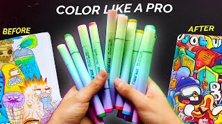 7 Coloring HACKS in 150 SECONDS [upl. by Llennhoj]