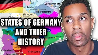 STATES Bundesländer of GERMANY EXPLAINED Geography Now REACTION [upl. by Ragan]